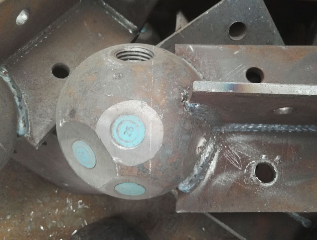 葫芦岛螺栓球球塞，网架配件