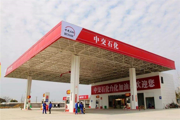 葫芦岛加油站钢结构网架案例6